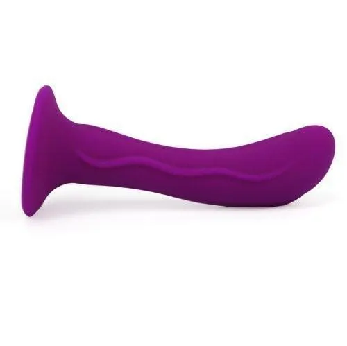 0798M      THE SPOT Purple P-Spot or G-Spot Silicone Dildo