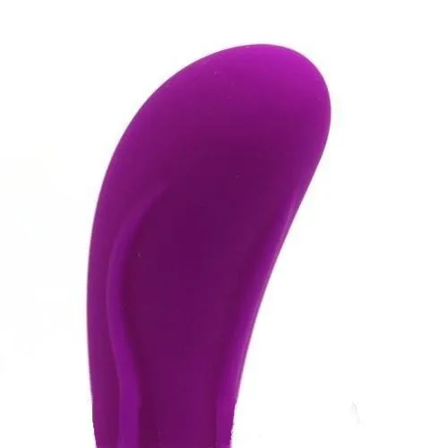 0798M      THE SPOT Purple P-Spot or G-Spot Silicone Dildo