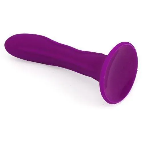 0798M      THE SPOT Purple P-Spot or G-Spot Silicone Dildo