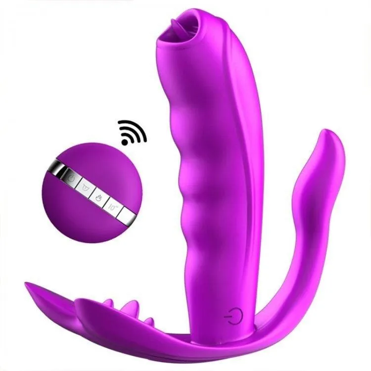 1679M      7 Function   Heat   BOOST Mode Remote Control Vibrator with Clitoral and Labial Stimulators