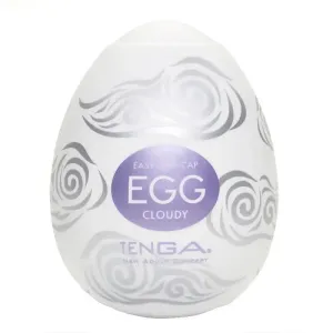 2.5-inch Cloudy Egg Silicone Stimulating Texture Male Masturbator