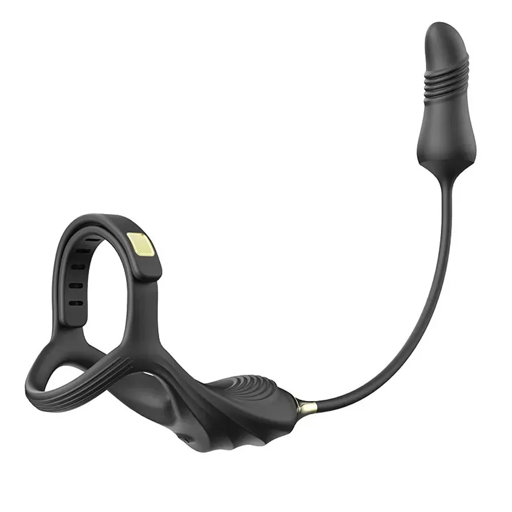 3 in 1 Vibrating Cock Ring Prostate Vibrator with Remote