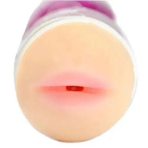 6.25-inch Realistic Feel Flesh Pink Mouth Male Masturbator