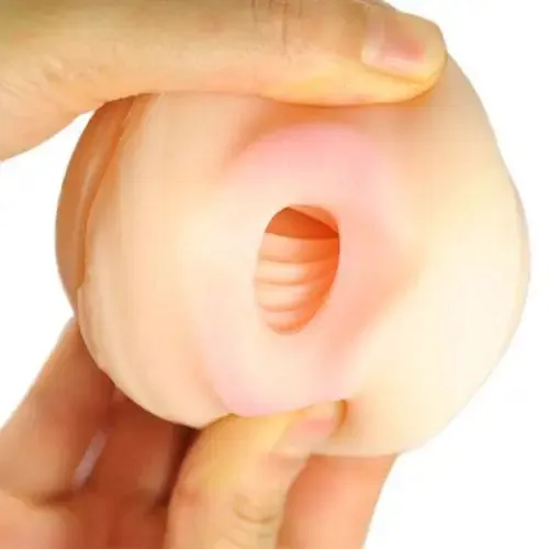 6.25-inch Realistic Feel Flesh Pink Mouth Male Masturbator