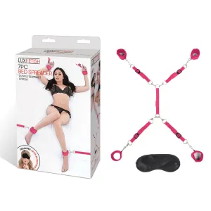 7 Pc Bed Spreader - Hot Pink