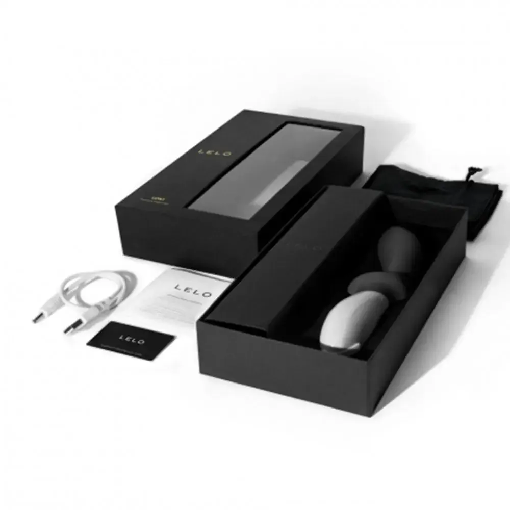 7.75-inch Lelo Silicone Black Rechargeable Prostate Massager