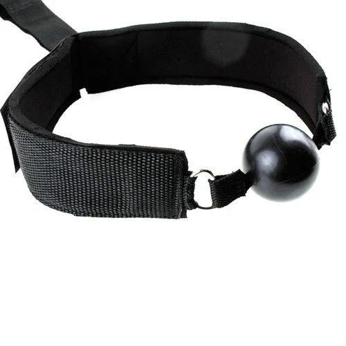 9814M      Ball Gag and Connected Wrist Restraint System