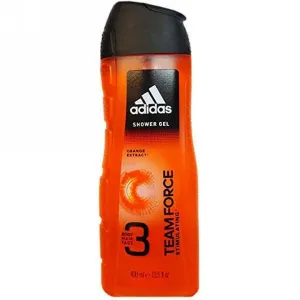 ADIDAS TEAM FORCE 3IN1 ORANGE SHOWER GEL 400ML