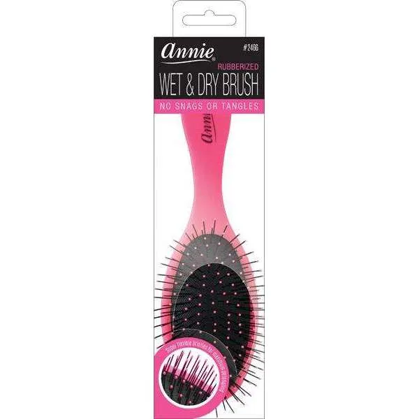 Annie Detangler Wet & Dry Brush Pink #2466