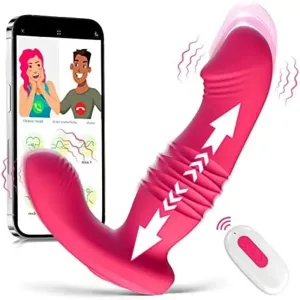 APP Remote Control Clitoris Panty Vibrator with 9 Thrusting & Vibrating