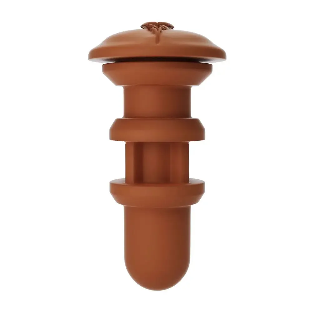 Autoblow Silicone Flesh Brown Pussy Sleeve Male Masturbator