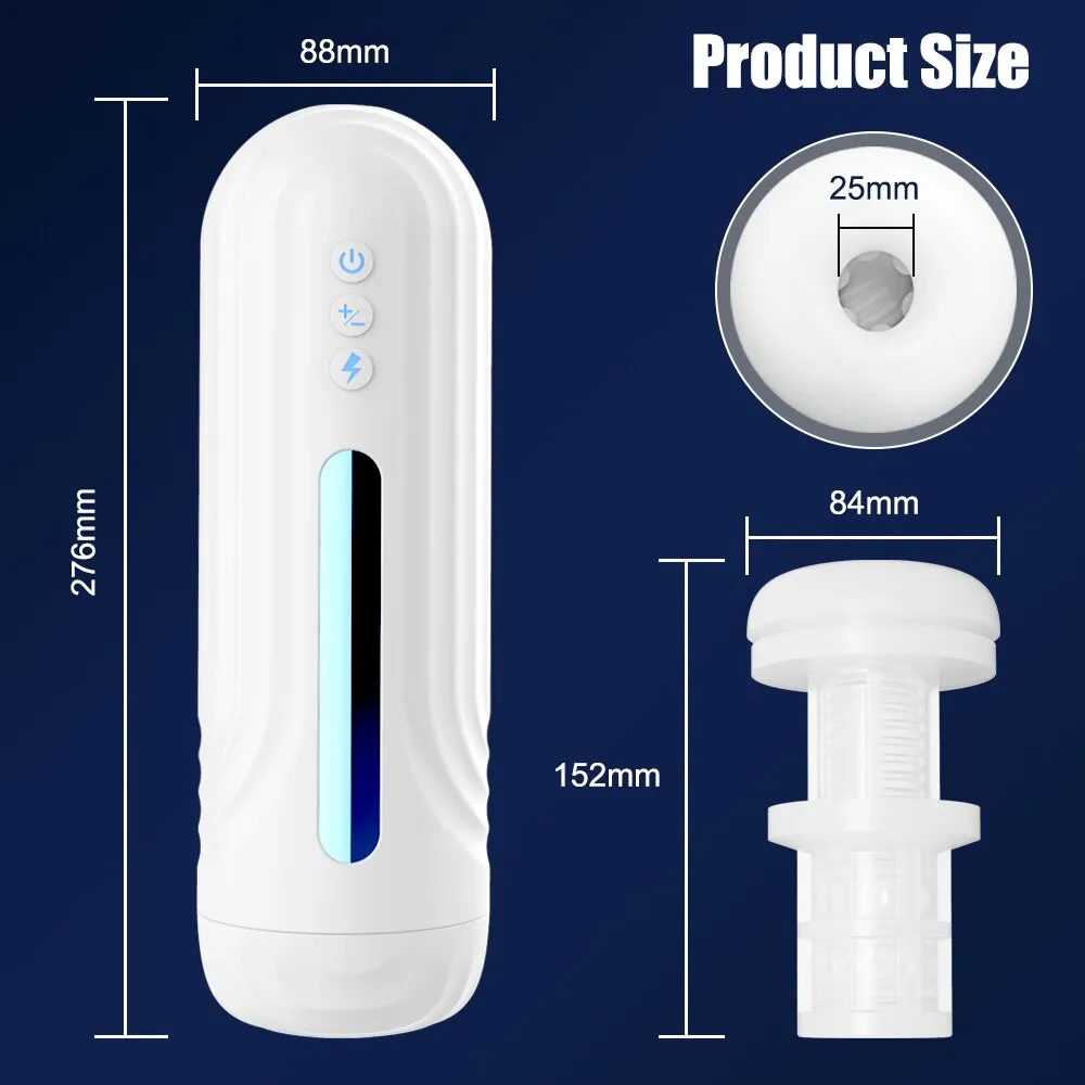 Automatic Telescopic Male Blowjob Machine Vaginal Masturbation Cup Masturbator Sex Toys for Men