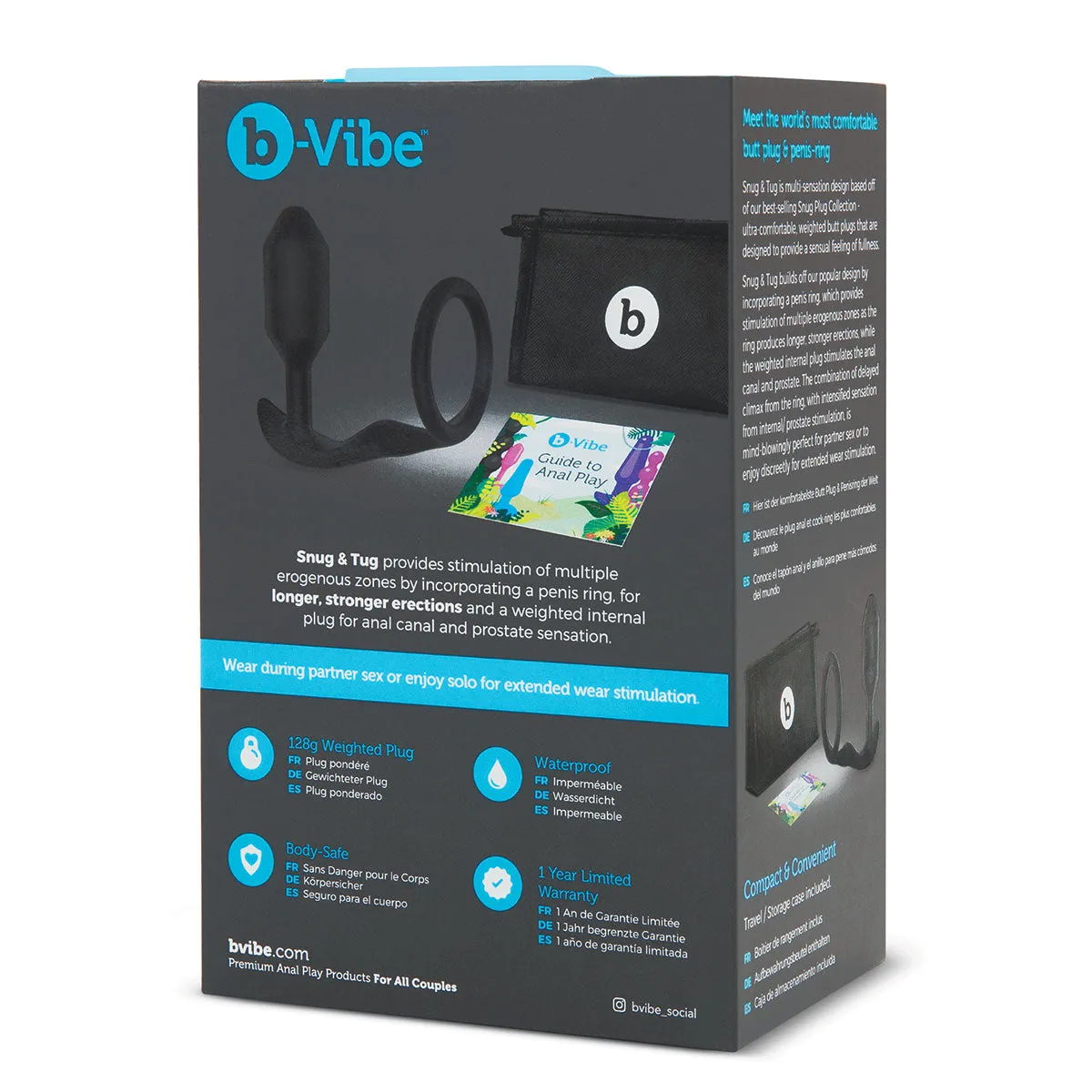 b-Vibe Snug & Tug Ring/Plug