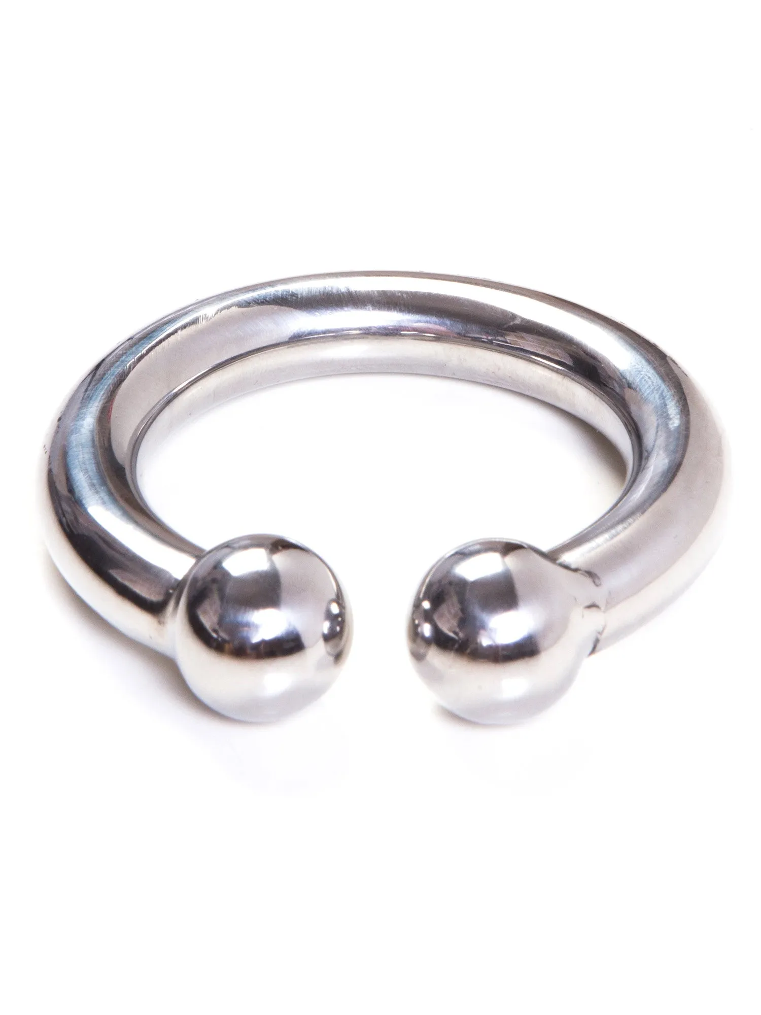 Ball Ended Steel Cock Ring