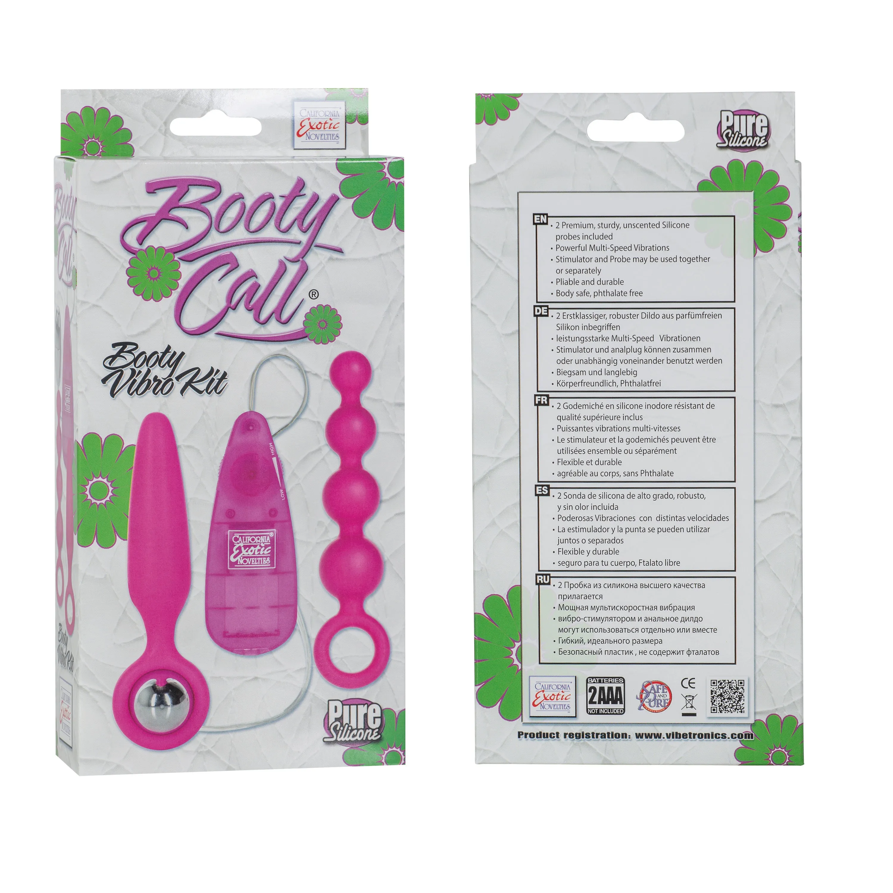 Booty Call Booty Vibro Kit Pink