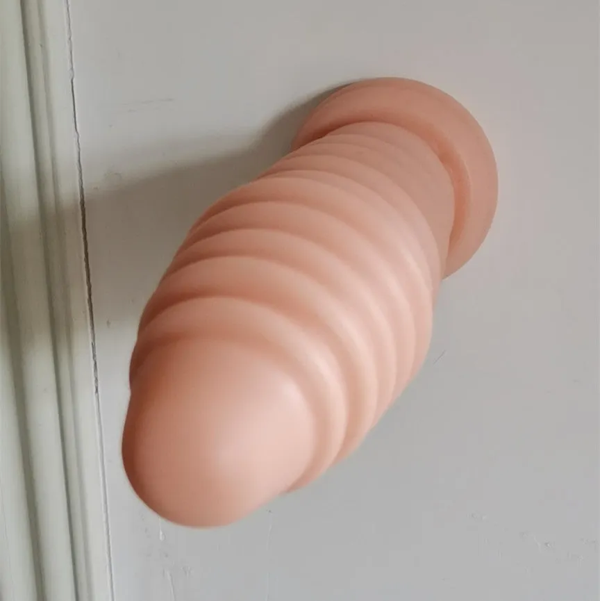 Bullet Anal Dildo Butt Plug - Big Sprial Vaginal Expander Female Male Anal Sex Toys