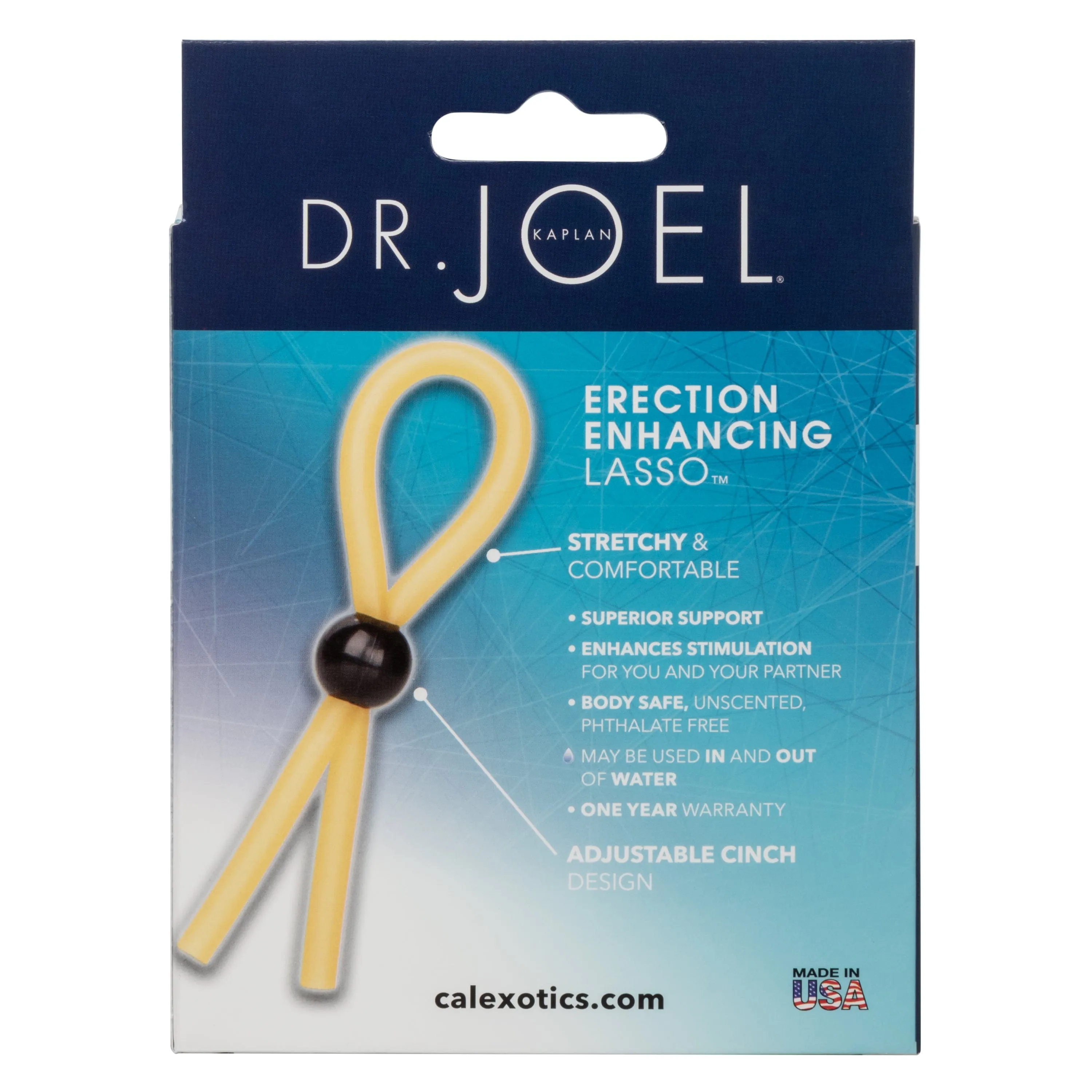 California Exotics - Dr Joel Kaplan Erection Enhancing Lasso  Cock Ring (Ivory)