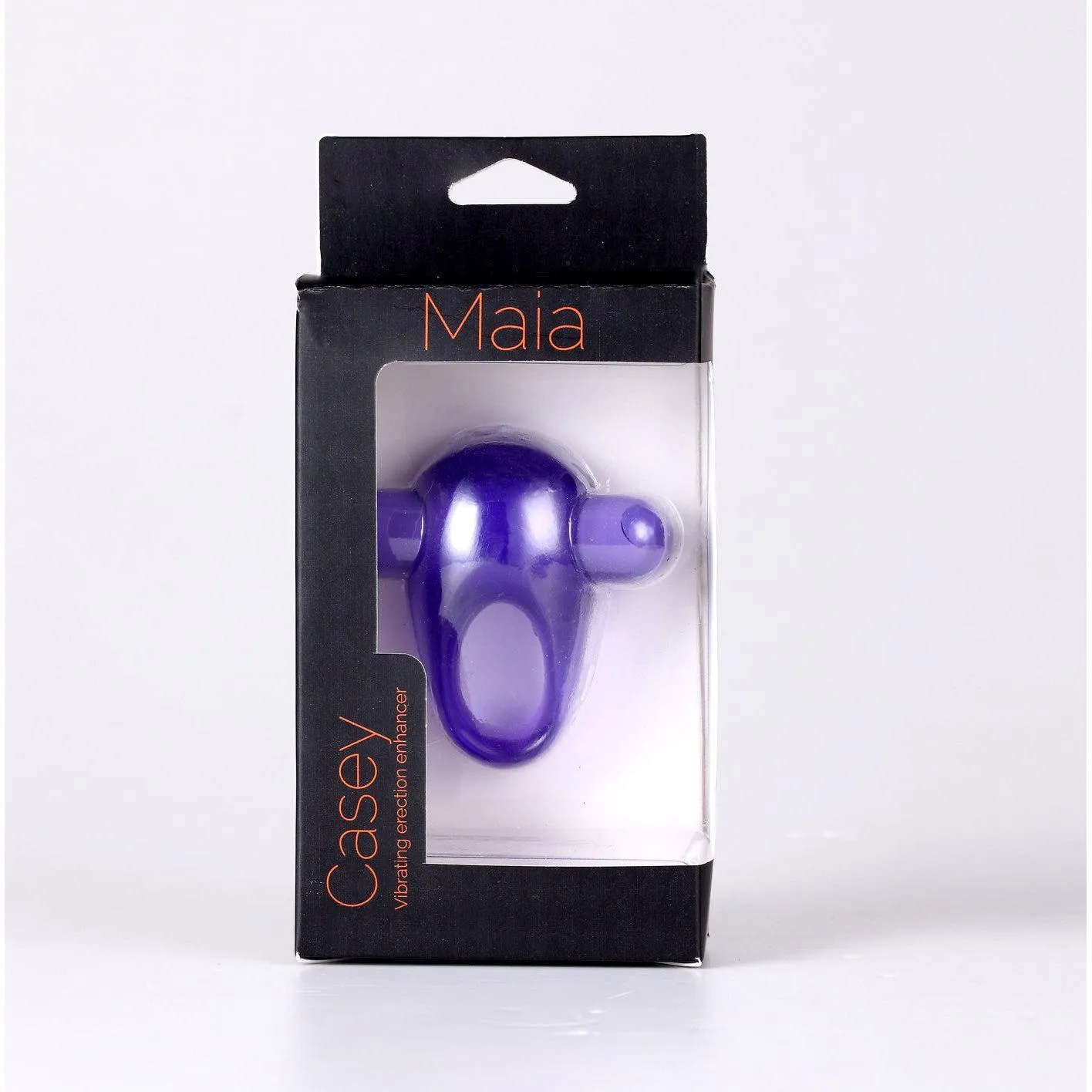 Casey Vibrating Erection Enhancer Ring - Purple