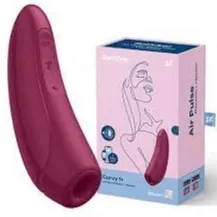 Clitoral Vibrator Satisfyer Curvy 1    App Control  Rose Red