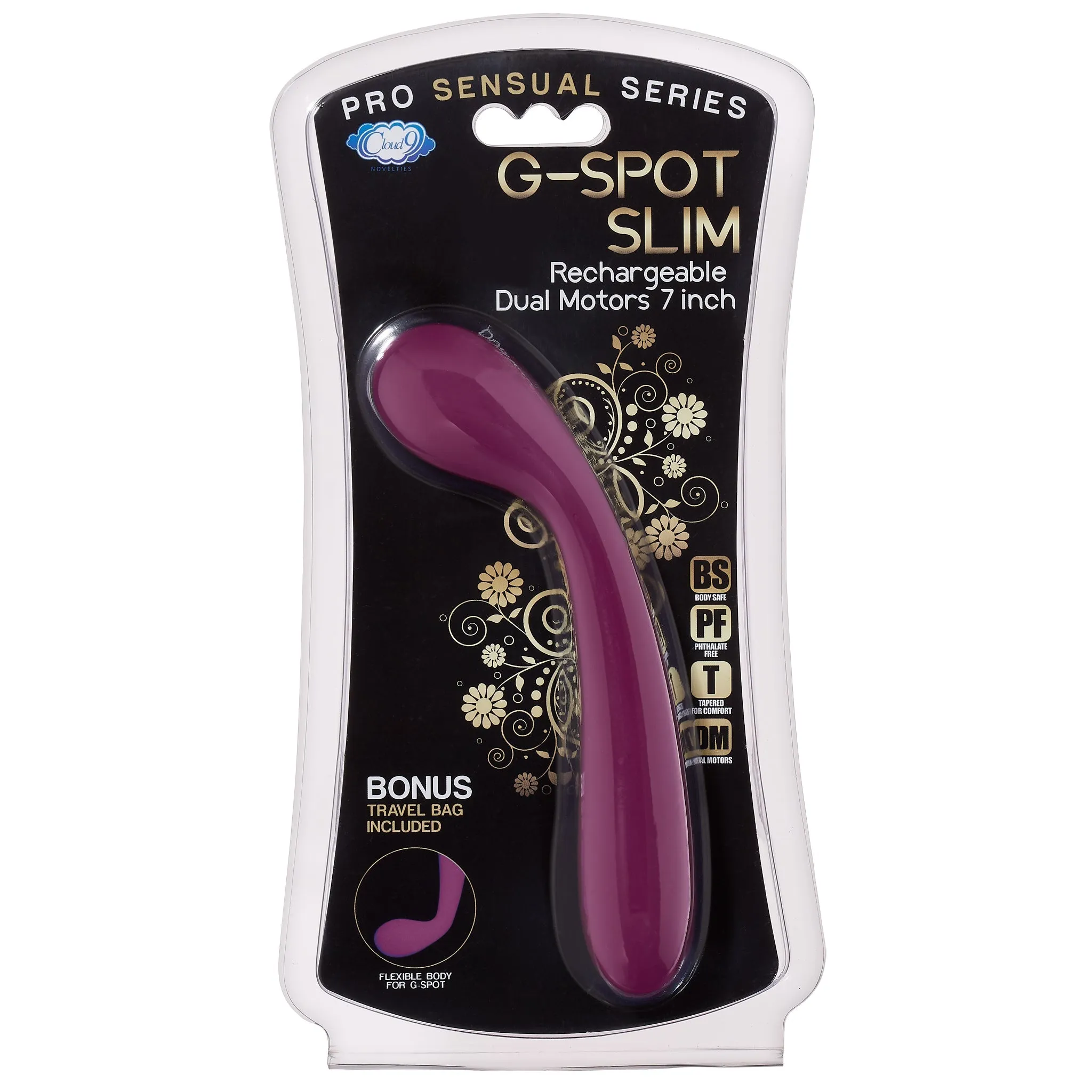 Cloud 9 Rechargeable G-spot Slim 7in Dual Motors