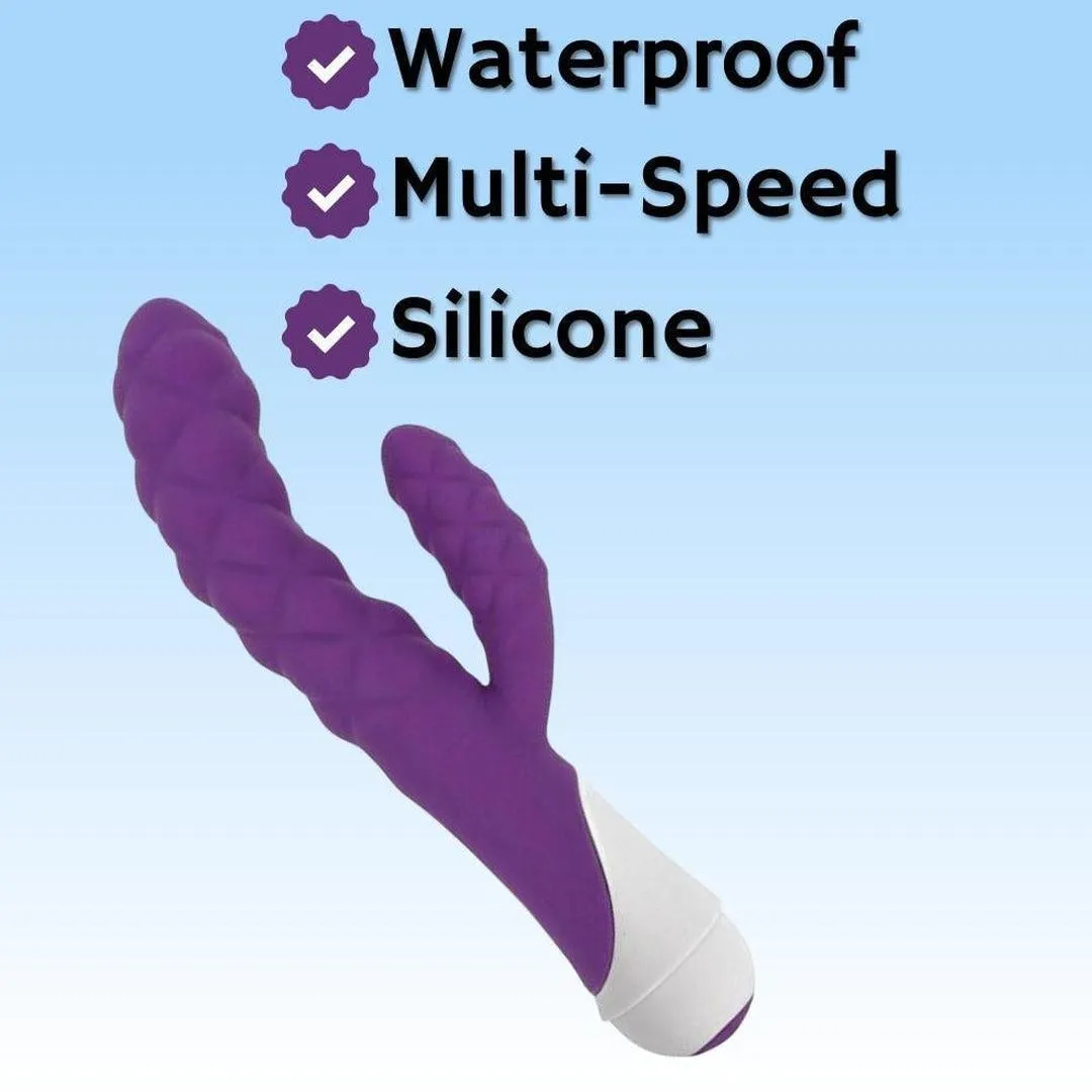 Curve Gossip 'Ellen' Rabbit Vibrator - Violet