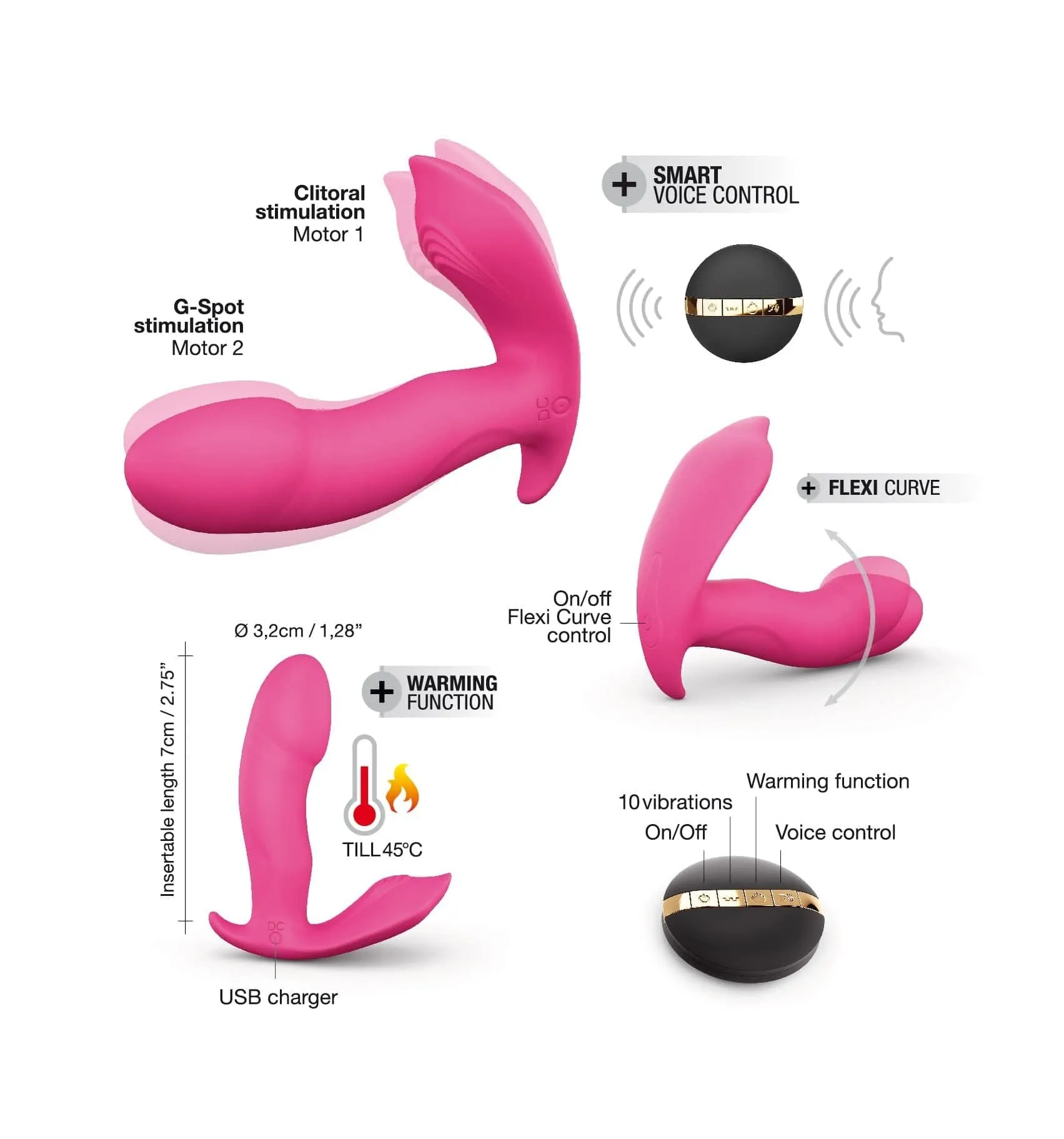 Dorcel Secret Clit Remote Controlled Vibrator