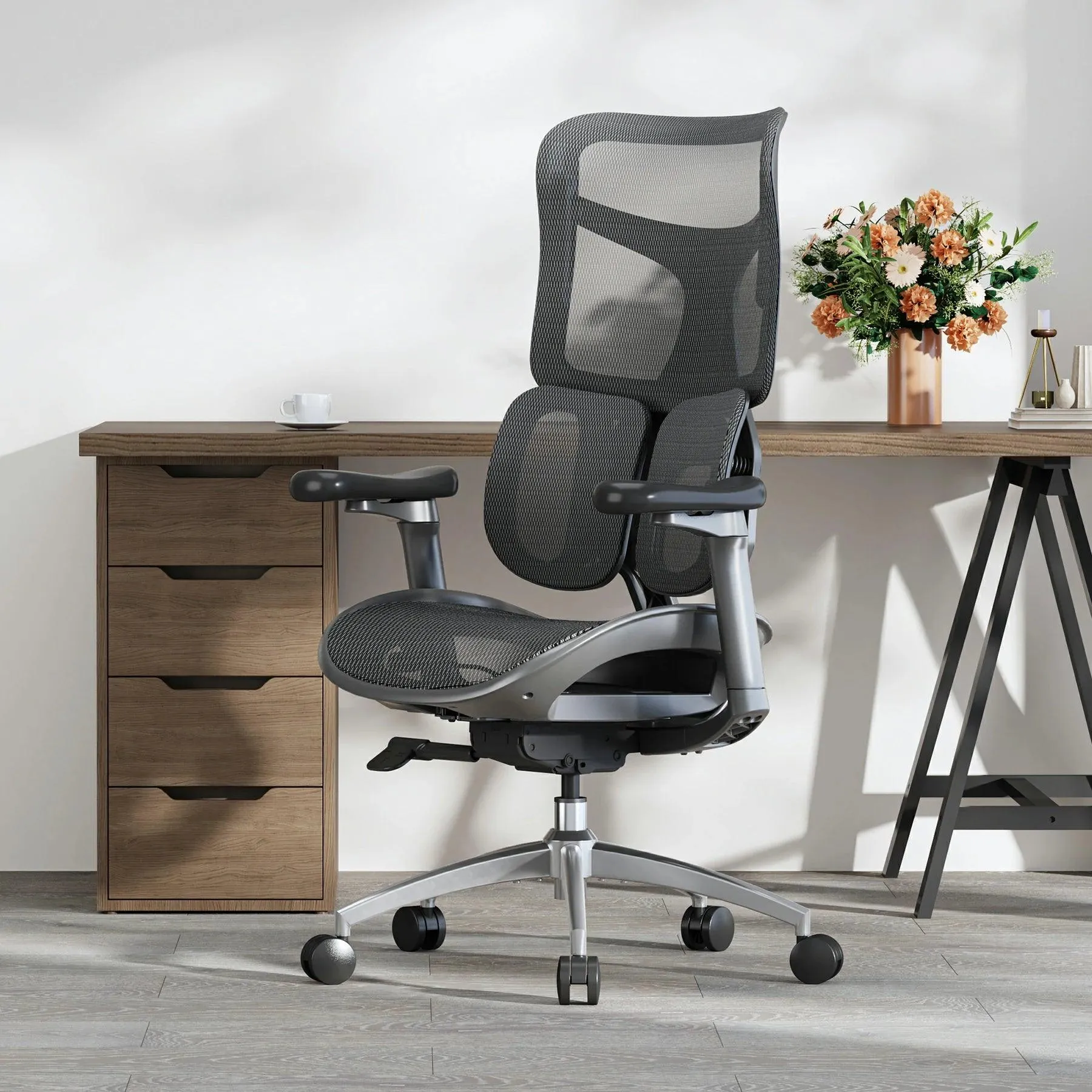 Doro S100 Ergonomic Office Chair with Dual Dynamic Lumbar Support