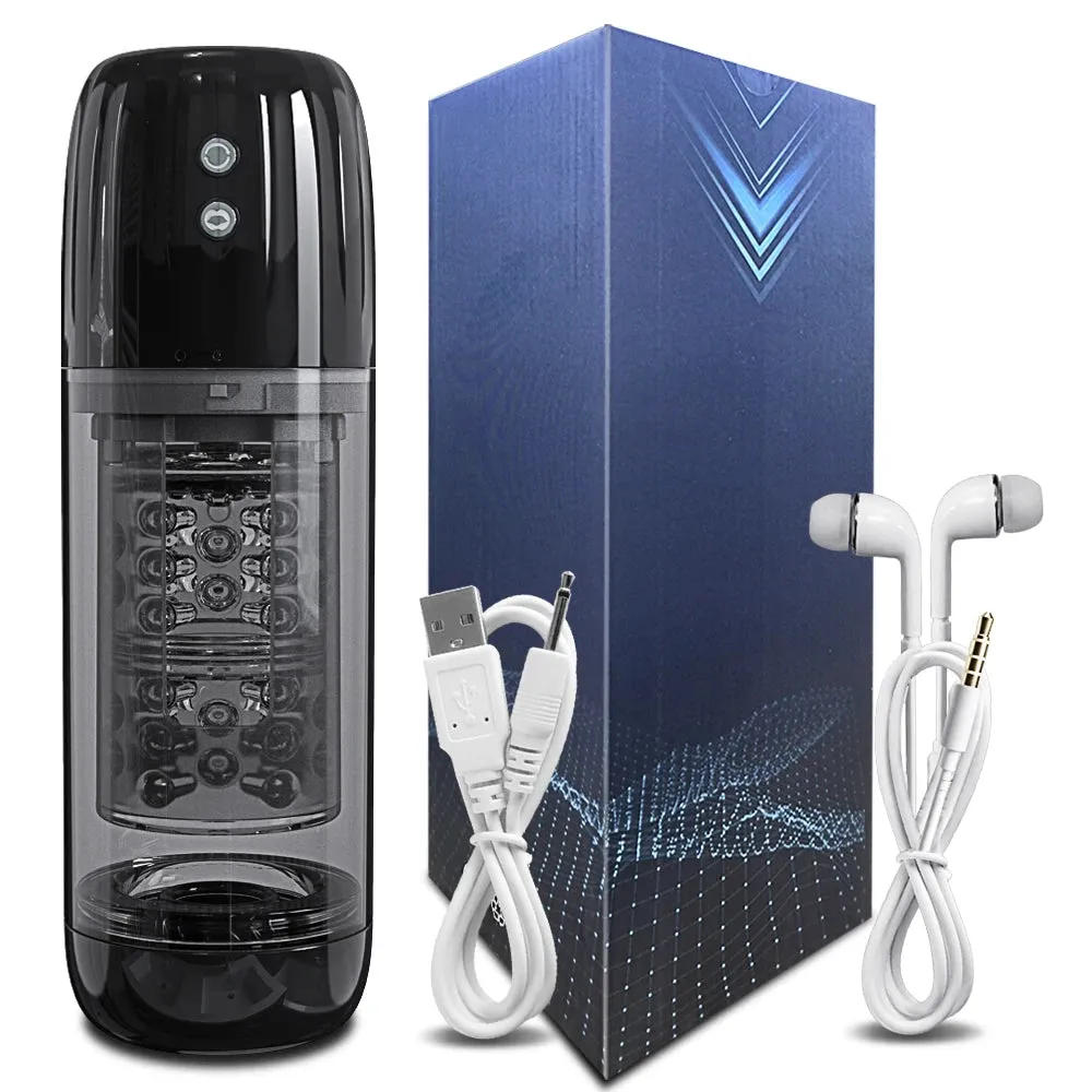 Electric Male Masturbator IPX8 Waterproof 7 Sucking & Spinning Modes