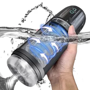 Electric Male Masturbator IPX8 Waterproof 7 Sucking & Spinning Modes