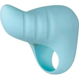 Evolved Pinkie Promise Rechargeable Silicone Finger Vibrator Blue