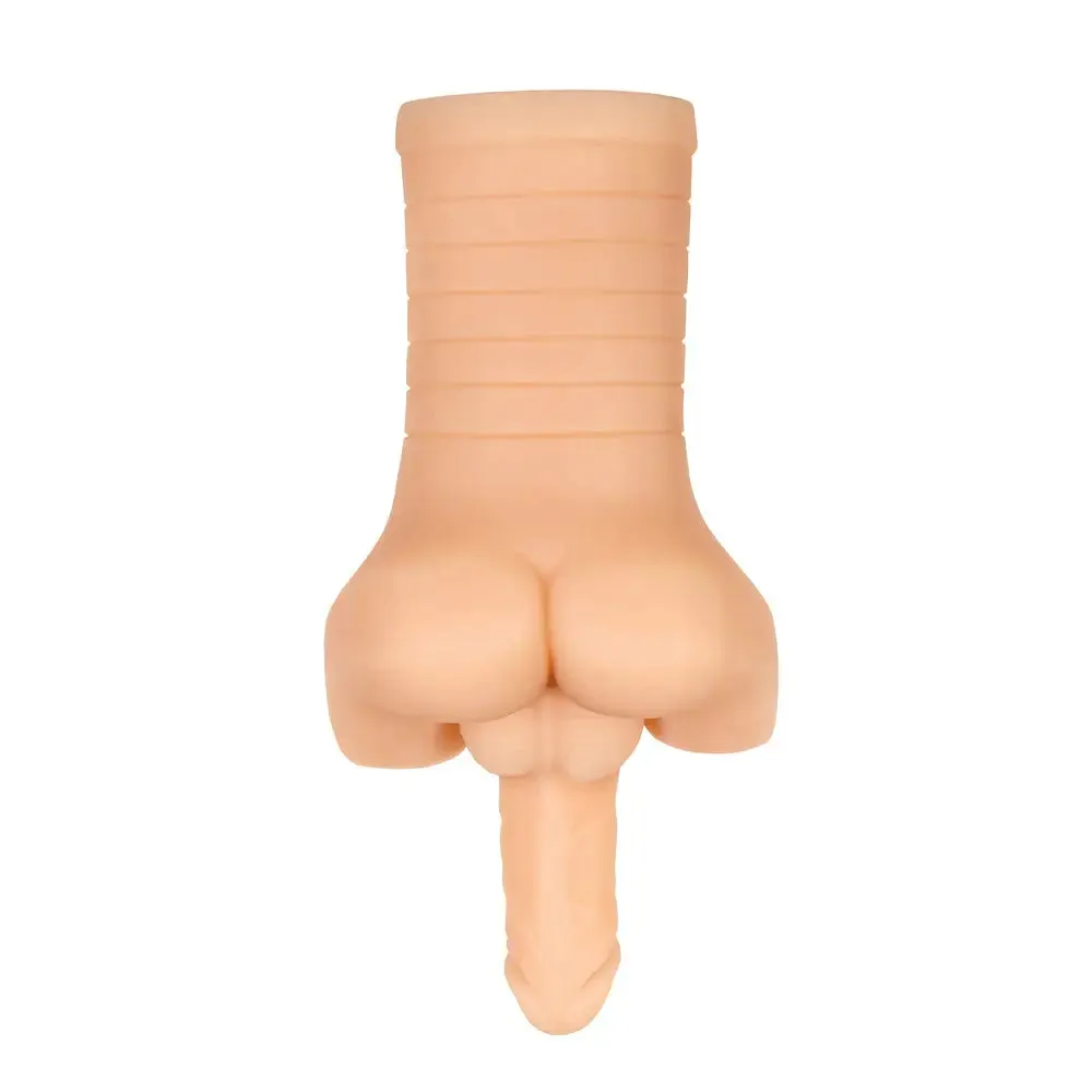 Evolved Rubber Realistic Feel Flesh Pink Male Masturbator