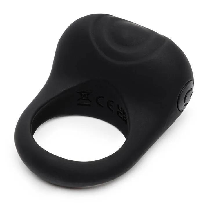 Fifty Shades of Grey - Sensation Rechargeable Vibrating Love Ring (Black)