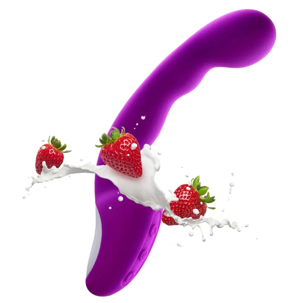 Finger Vibrator Prostate Massager - 30 Intense G Spot Stimulator Vibrating Butt Plug