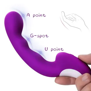 Finger Vibrator Prostate Massager - 30 Intense G Spot Stimulator Vibrating Butt Plug