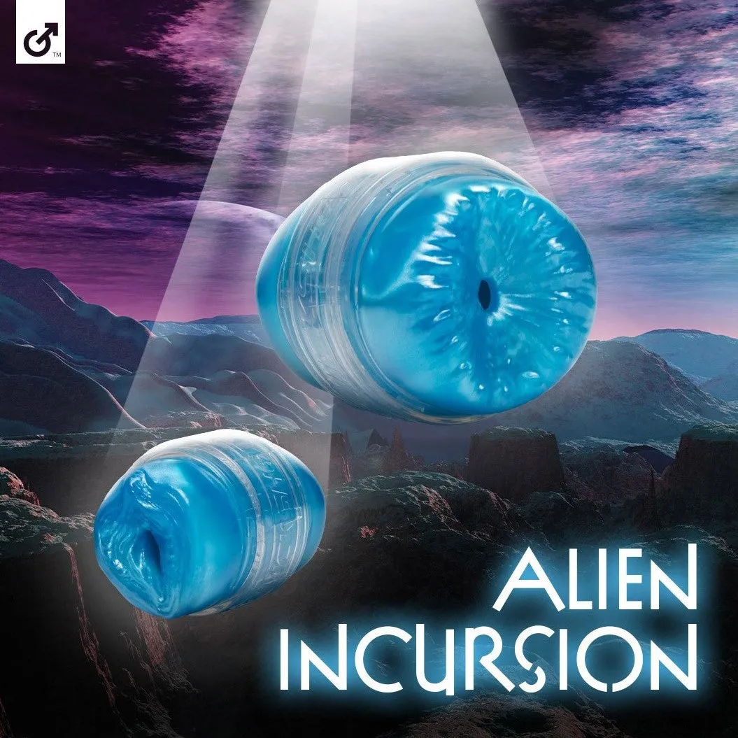 Fleshlight Freaks Alien Quickshot Lady And Butt Metallic Blue