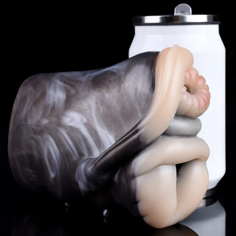 Giraffe Pocket Pussy Masturbation Cup - Silicone Double Anal Vagina Male Masturbator