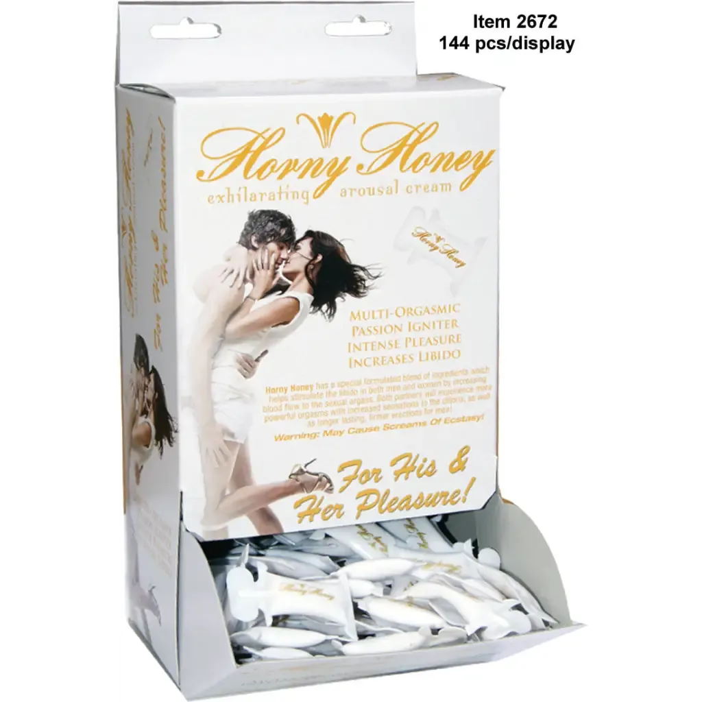 Horny Honey Arousal Gel 144pc Display