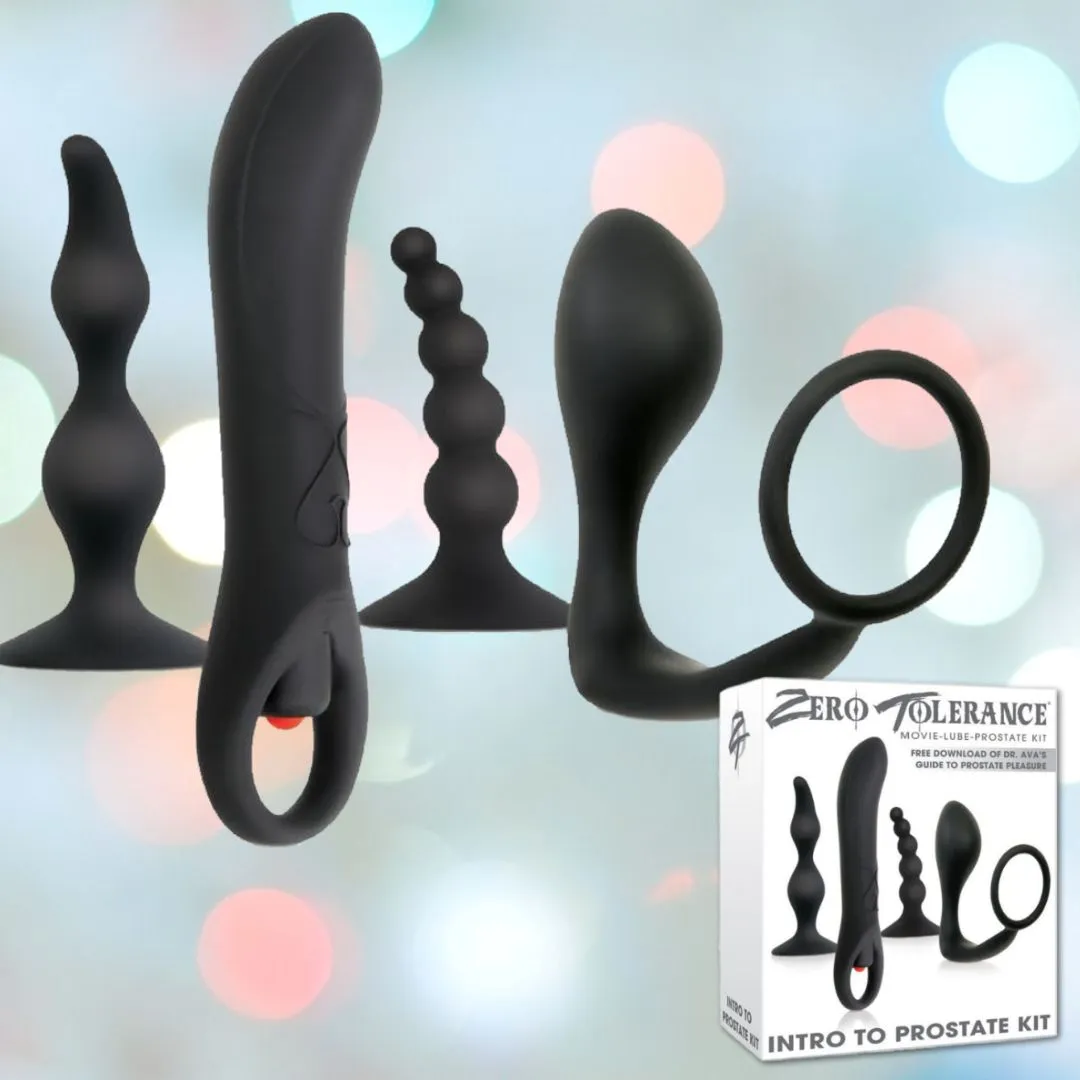 Intro to Prostate Kit with Non-Vibrating Prostate Massagers