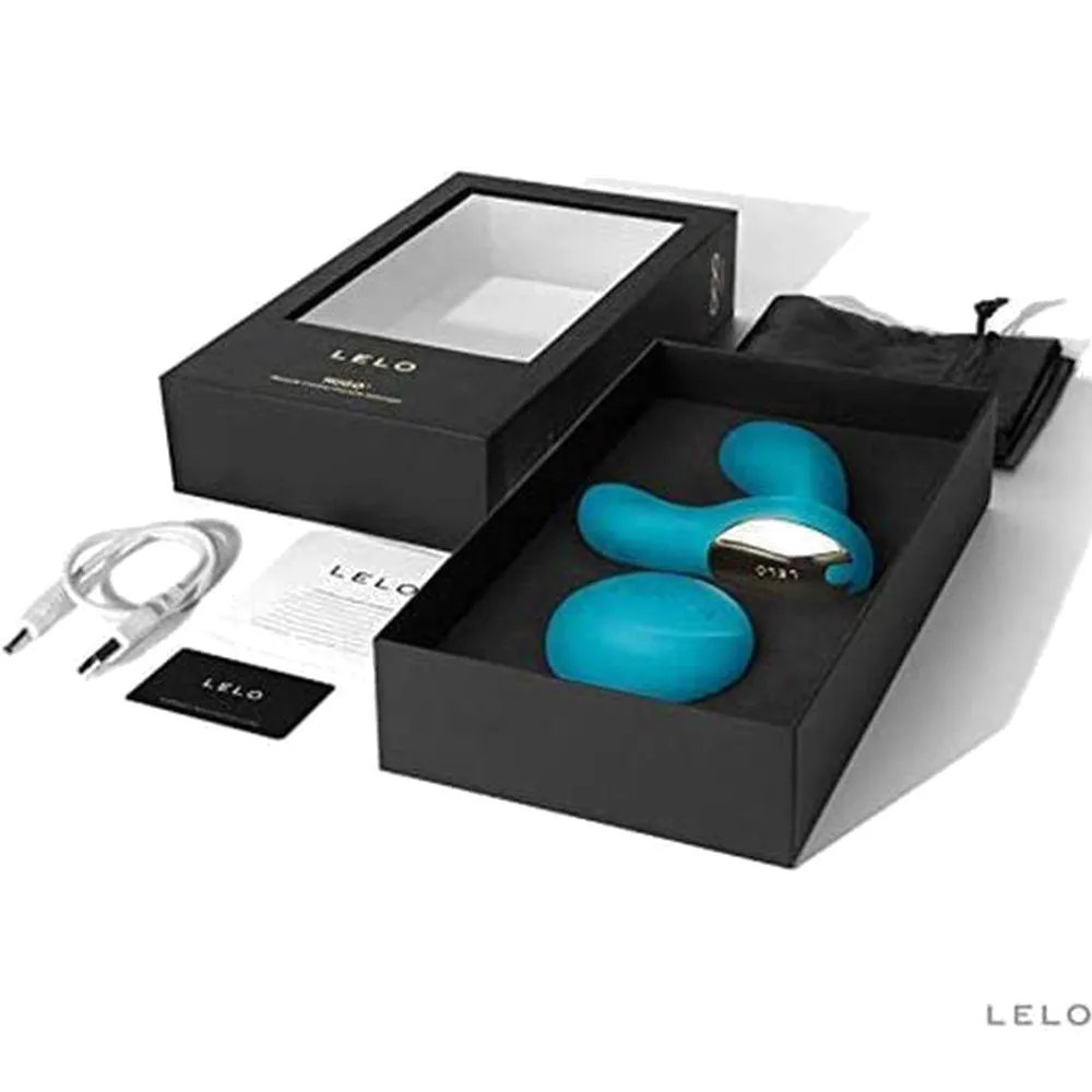 Lelo Hugo Luxury Prostate Massager Ocean Blue