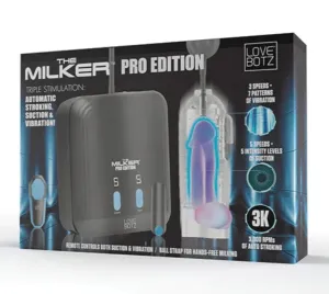 LoveBotz ''Auto Milker'' Intense 13X Pro Edition Sucking Masturbator -Black