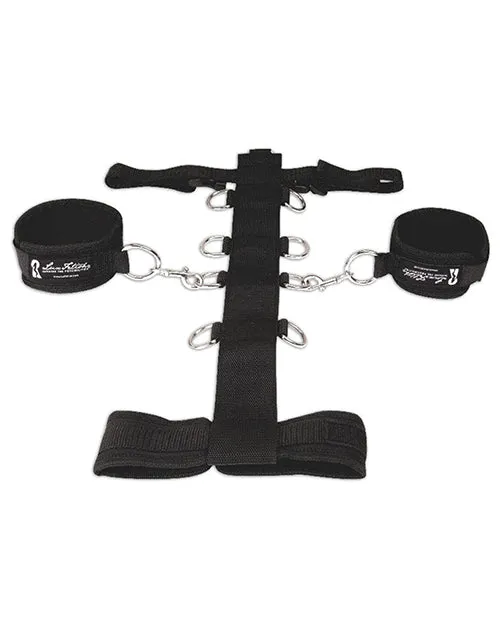 Lux Fetish 3pc Adjustable Neck & Wrist Restraint Set