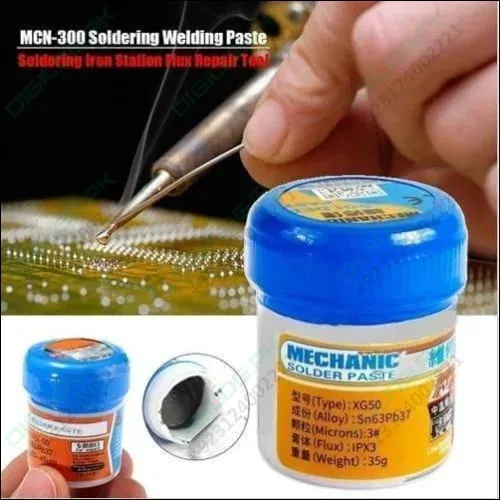 Mechanic Soldering Flux Paste 35gram Soldering Tin Mcn 300 Solder Welding Cream Sn63 Pb37 Xg50