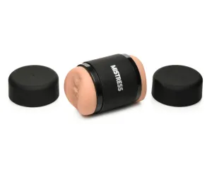 MISTRESS DOUBLE SHOT MINI MASTURBATORS ASS & MOUTH (MEDIUM TONE)