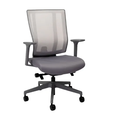 NetOne Ergonomic Midback Office Chair - Grey