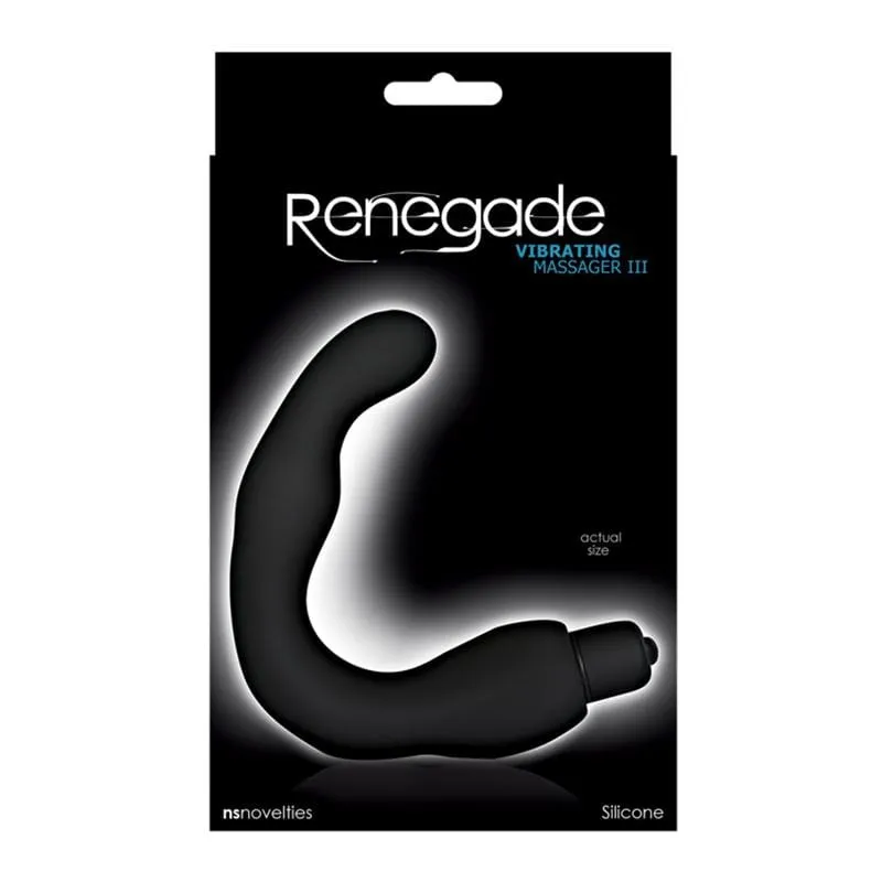 NS Novelties Renegade Vibrating Massager III Black