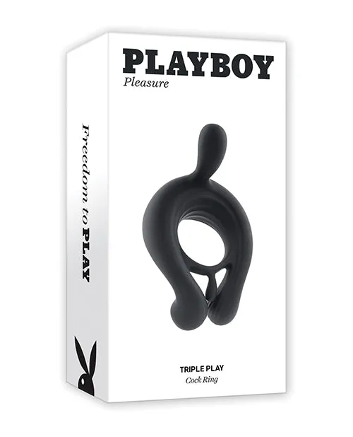 Playboy Pleasure Triple Play Cock Ring