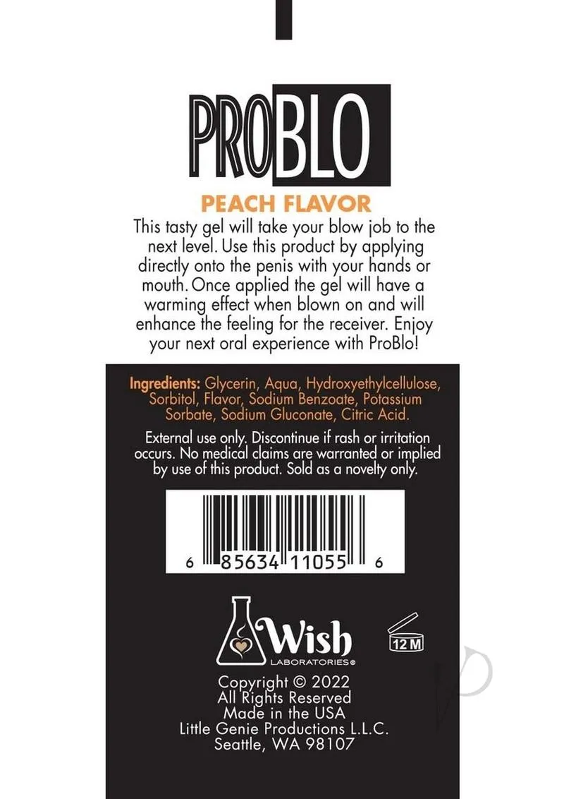 ProBlo Oral Pleasure Flavored Gel 1.5 oz