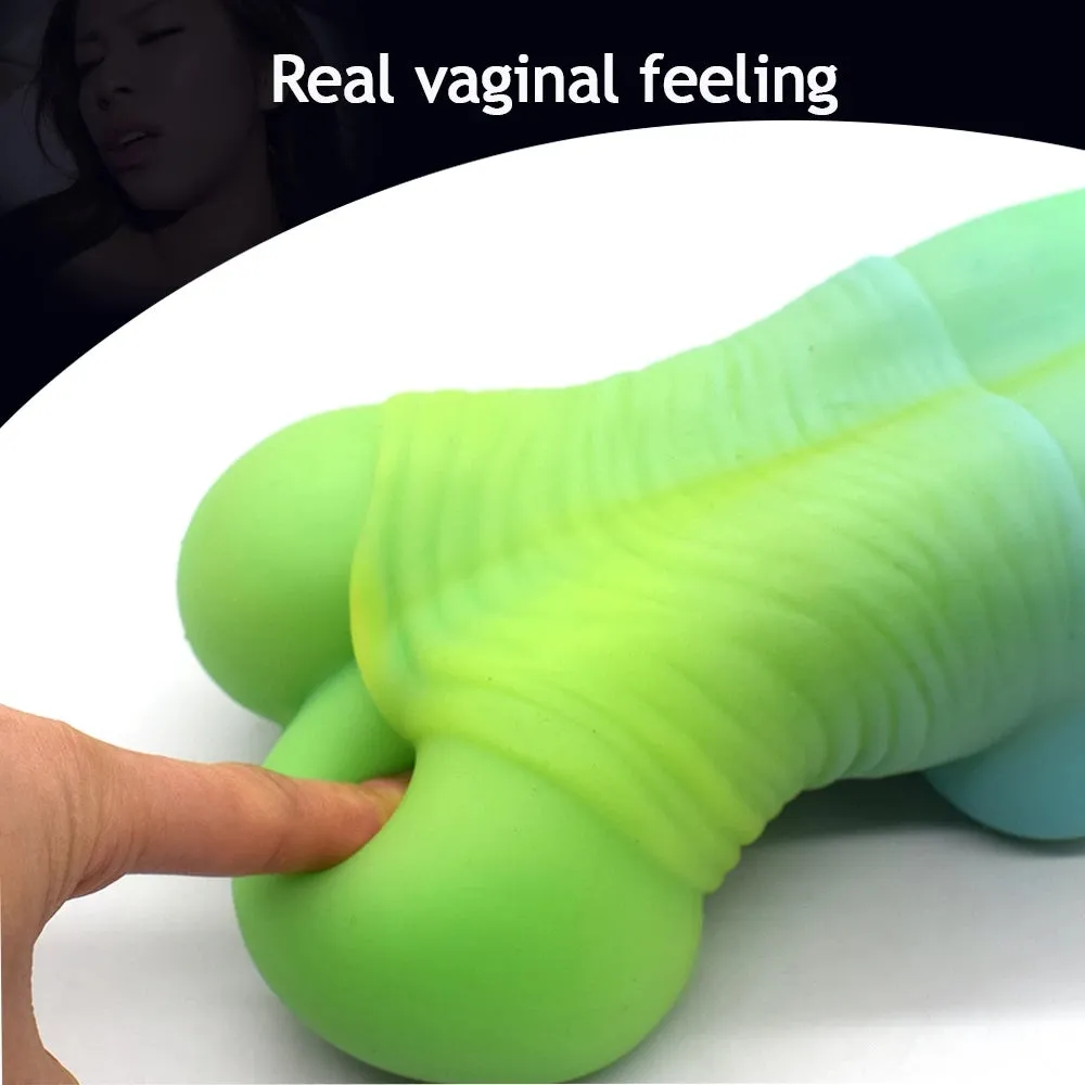 Realistic Pussy Male Masturbator - Fantasy Vagina Penis Massage Sex Toys for Men