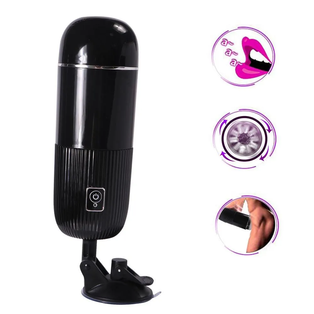 Rotating Hands-free Masturbator Cup