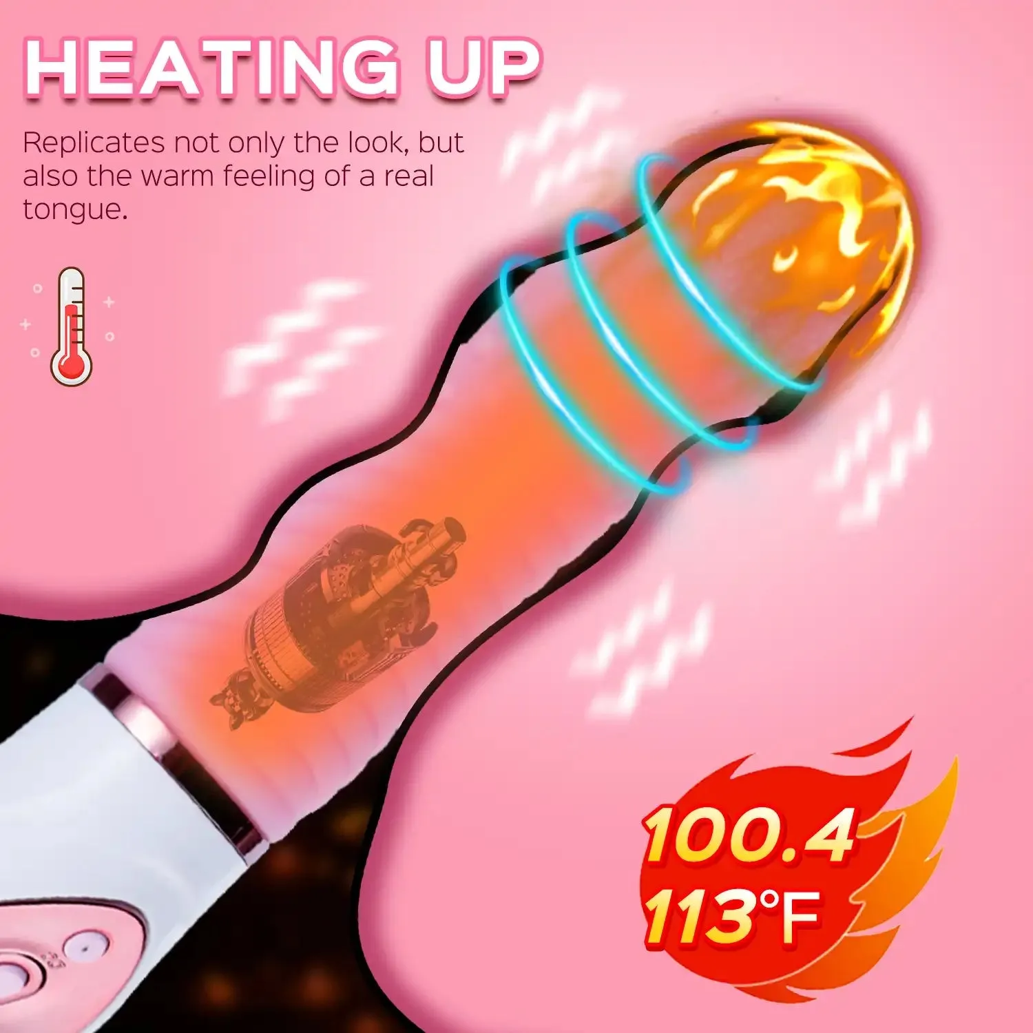 Sadi - Heating Multi-function Tongue Vibrator